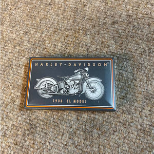 Xonex Harley-Davidson Motorcycle 1936 El Model Tin Box